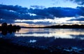 Loch Etive just after sunset Royalty Free Stock Photo