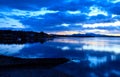 Loch Etive just after sunset, Scotland Royalty Free Stock Photo