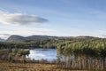 Loch Farr in the Scottish Highlands. Royalty Free Stock Photo