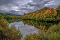 Loch Faskally in Autumn Royalty Free Stock Photo