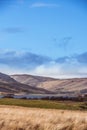 Loch Freuchie and hills in Perthshire, Scotland Royalty Free Stock Photo