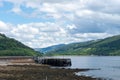 Loch Fyne With Highlands And Pier In Inveraray, Scotland
