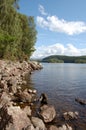 Loch Garry vert Royalty Free Stock Photo