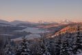 Loch Garry Winter Royalty Free Stock Photo