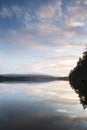 Loch Garten and evening cloud in the Highlands of Scotland. Royalty Free Stock Photo