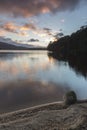 Loch Garten and evening cloud in the Highlands of Scotland. Royalty Free Stock Photo