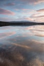Loch Garten and evening cloud in the Highlands of Scotland. Royalty Free Stock Photo
