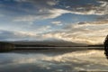 Loch Garten and evening cloud in the Highlands of Scotland. Royalty Free Stock Photo