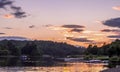 Loch ken scotland sunset