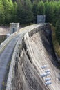 Loch Laggan dam, Highlands, Scotland Royalty Free Stock Photo