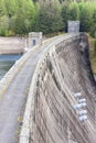 Loch Laggan dam, Highlands, Scotland Royalty Free Stock Photo