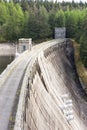 Loch Laggan dam, Highlands, Scotland Royalty Free Stock Photo