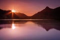 Loch Leven and The Pap of Glencoe Royalty Free Stock Photo