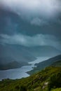 Loch leven in spring in scotland Royalty Free Stock Photo