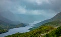 Loch leven in spring in scotland Royalty Free Stock Photo