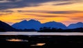 Loch Leven Sunset Royalty Free Stock Photo