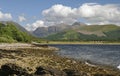 Loch Linnhe and Cliffs of Glen Coe Royalty Free Stock Photo