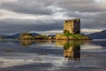 Loch Linnhe in the Scottish Highlands is home to Castle Stalker Royalty Free Stock Photo