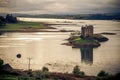 Loch Linnhe in the Scottish Highlands is host to Castle Stalker Royalty Free Stock Photo