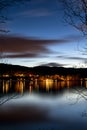 Loch lomond at night Royalty Free Stock Photo
