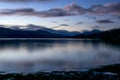 Loch lomond at night Royalty Free Stock Photo