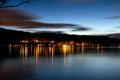 Loch lomond at night Royalty Free Stock Photo