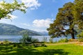 Loch Lomond at rowardennan, Summer in Scotland, UK Royalty Free Stock Photo