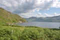 Loch Morar with ruin in foreground Royalty Free Stock Photo