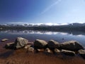 Loch morlich aviemore scotland Royalty Free Stock Photo