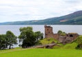 Loch Ness & Urquhart Castle Royalty Free Stock Photo