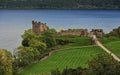 Loch Ness Urquhart Castle - tourists Royalty Free Stock Photo