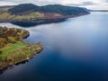 Loch Ness with View of Ancient Castle