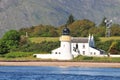 The Ferry Point at Corran Point Lighthouse, on Loch Linnhe. Argyll and Bute, Scotland, UKScotland,UK.