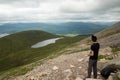 Lochan Meall an t-Suidhe on the ascent to Ben Nevis