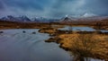 Lochan na h-Achlaise looking across to the Mountains of Glencoe