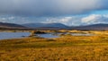 Lochan Na H-Achlaise and Rannoch Moor in Glen Coe Royalty Free Stock Photo