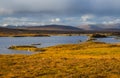 Lochan Na H-Achlaise and Rannoch Moor in Glen Coe Royalty Free Stock Photo