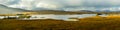 Lochan Na H-Achlaise and Rannoch Moor in Glen Coe Royalty Free Stock Photo