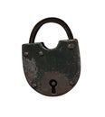 The lock. Royalty Free Stock Photo