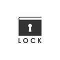 lock book logo template