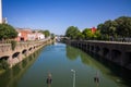 Lock of Canal Saint-Denis, Paris, France