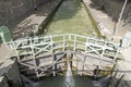 Lock Canal Saint Martin (Paris) Royalty Free Stock Photo