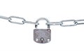 Lock and chain Royalty Free Stock Photo