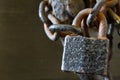 Lock and Chain Royalty Free Stock Photo
