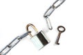 Lock and chain Royalty Free Stock Photo