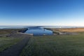 Lock from dam to Wadden Sea Royalty Free Stock Photo