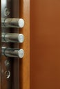 Lock - Detail of modern office door Royalty Free Stock Photo