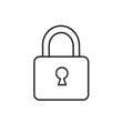 Lock flat icon