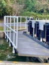 Lock gate in close up Royalty Free Stock Photo