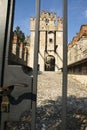 Lock gates Scaliger Castle, Sirmione, Italy Royalty Free Stock Photo